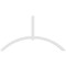 Ekena Millwork Archdale Architectural Grade PVC Gable Bracket, 96"W x 52"H x 2"D x 4"F, 13/12 Pitch GBP096X52X0204ARC00 - alternate 4
